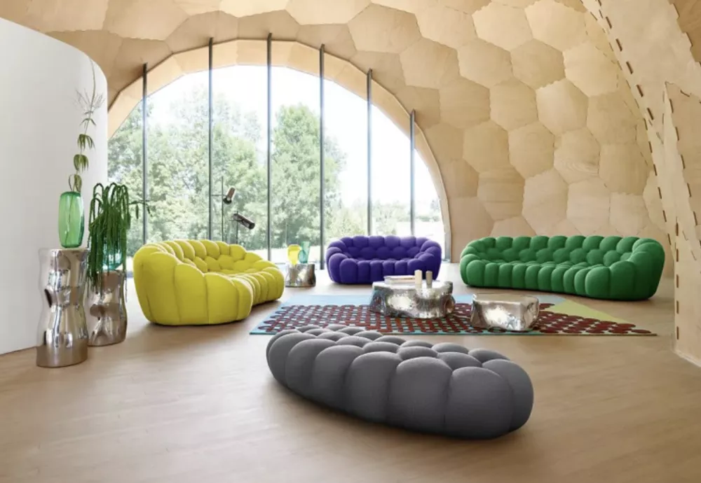 cream bubble sofa